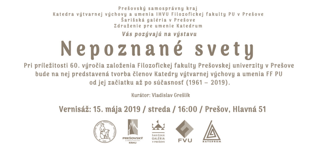 Obrázok pozvánky na výstavu Nepoznané svety