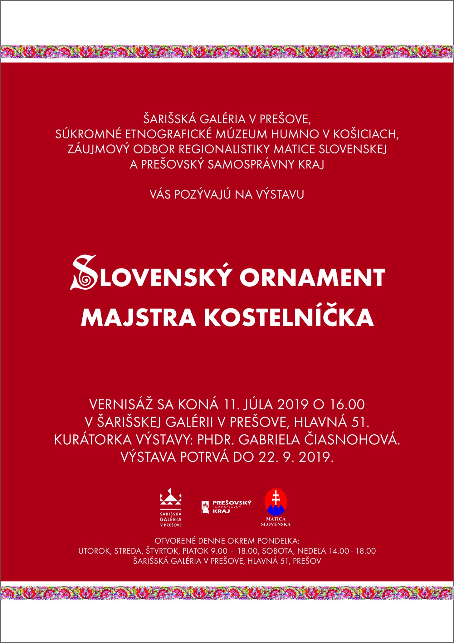 Slovenský ornament majstra Kostelníčka