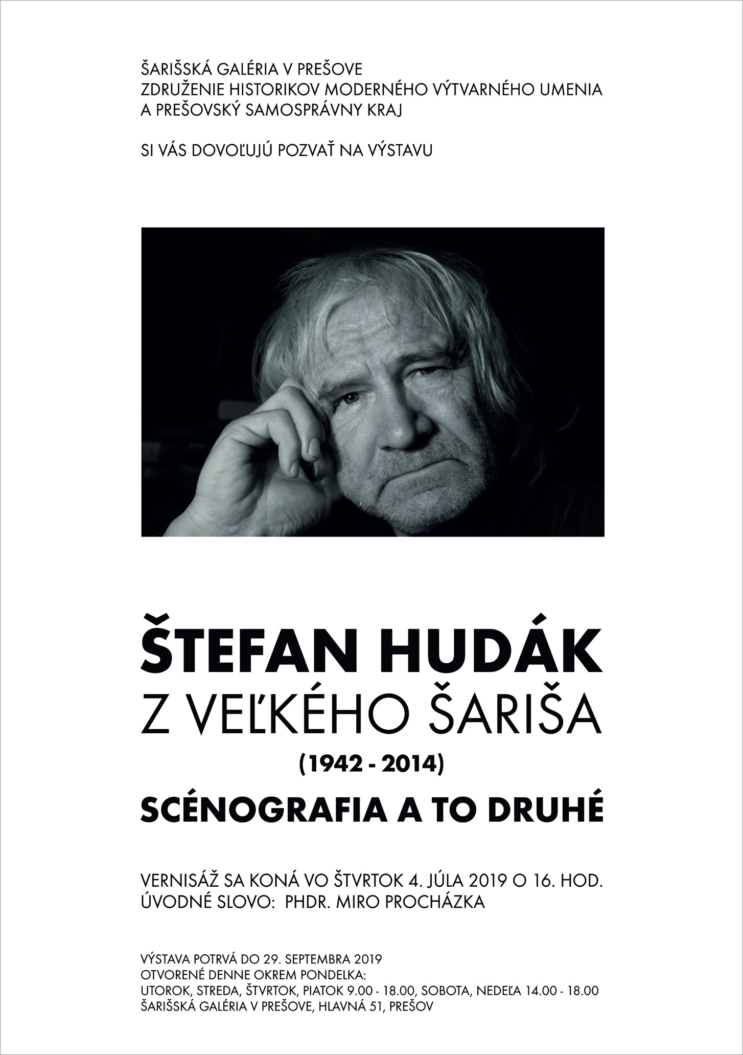 Štefan Hudák z Veľkého Šariša (1942-2014) / Scénografia a to druhé