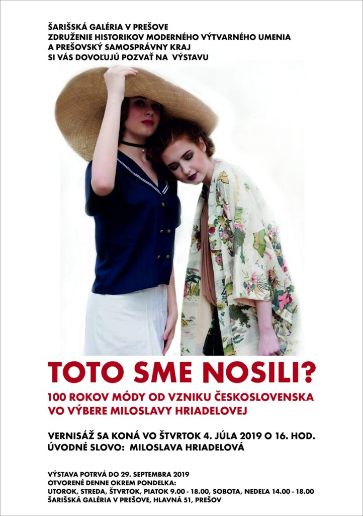 Obrázok pozvánky na verznisáž Miloslavy Hriadelovej