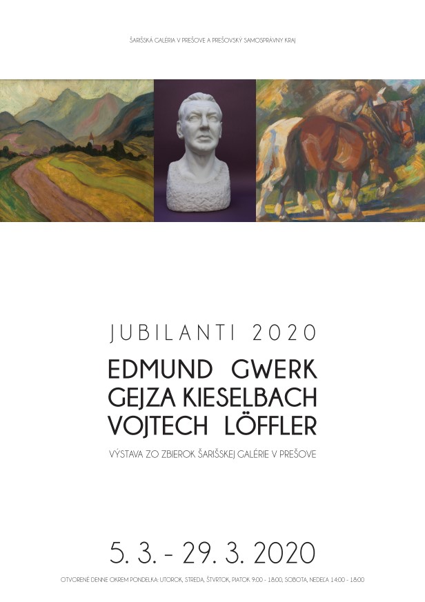 Jubilanti 2020: Edmund Gwerk, Gejza Kieselbach, Vojtech Lőffler