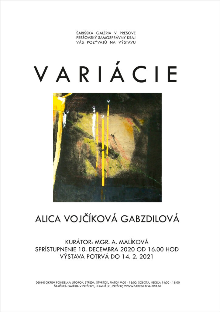 VARIÁCIE: Alica Vojčíková-Gabzdilová