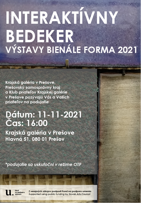 Interaktívny bedeker výstavy Bienále Forma 2021