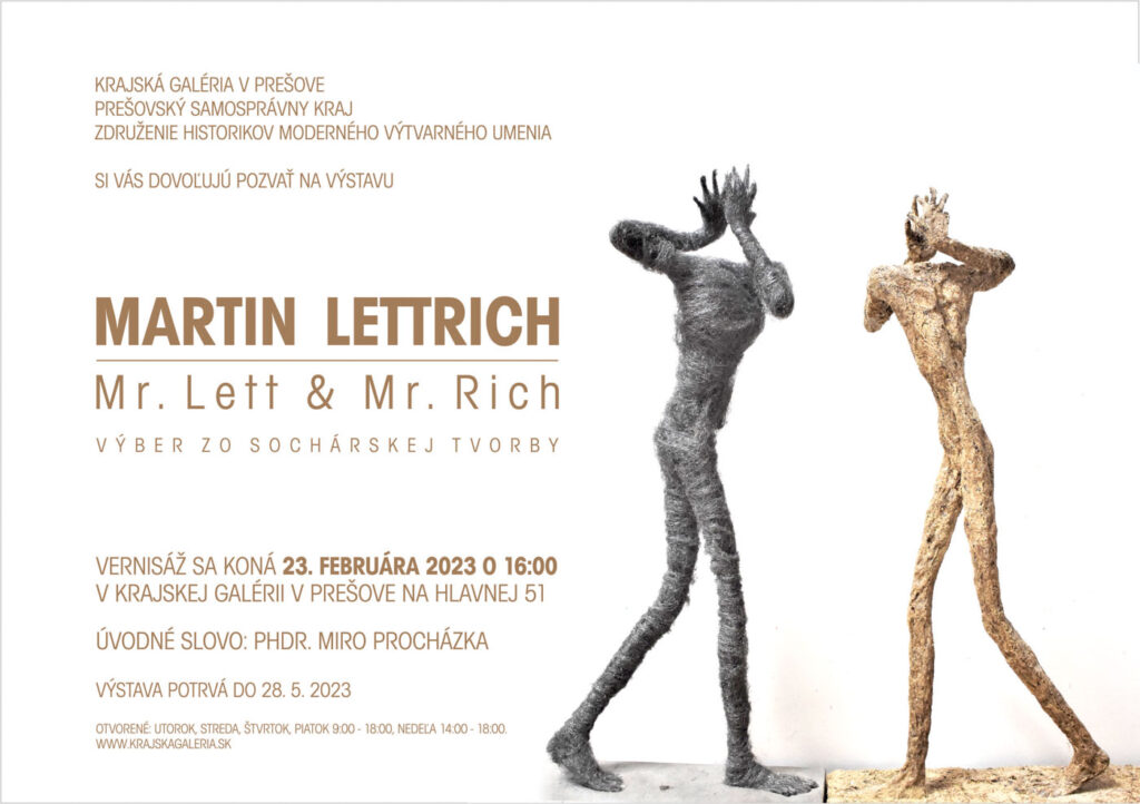 Martin Lettrich: Mr. Lett & Mr. Rich - výber zo sochárskej tvorby