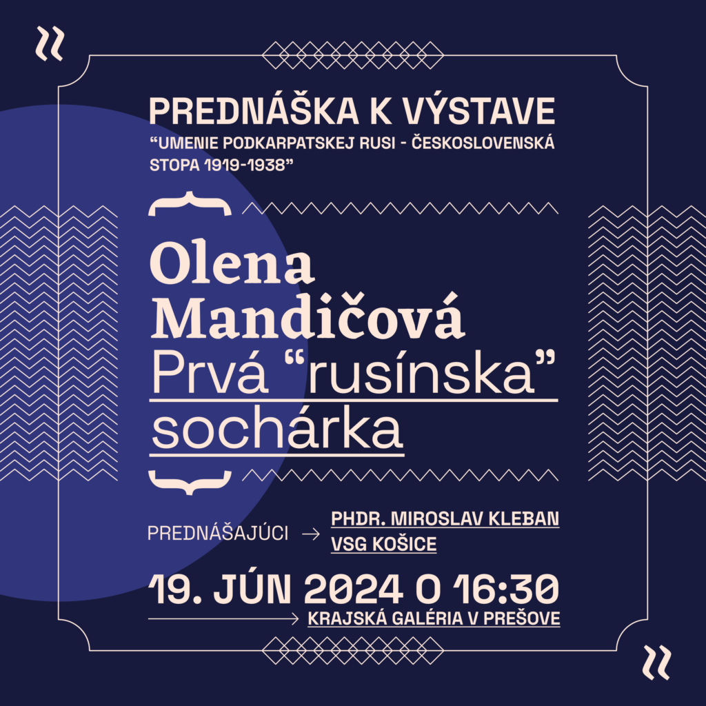 Olena Madičová - Prvá "rusínska" sochárka