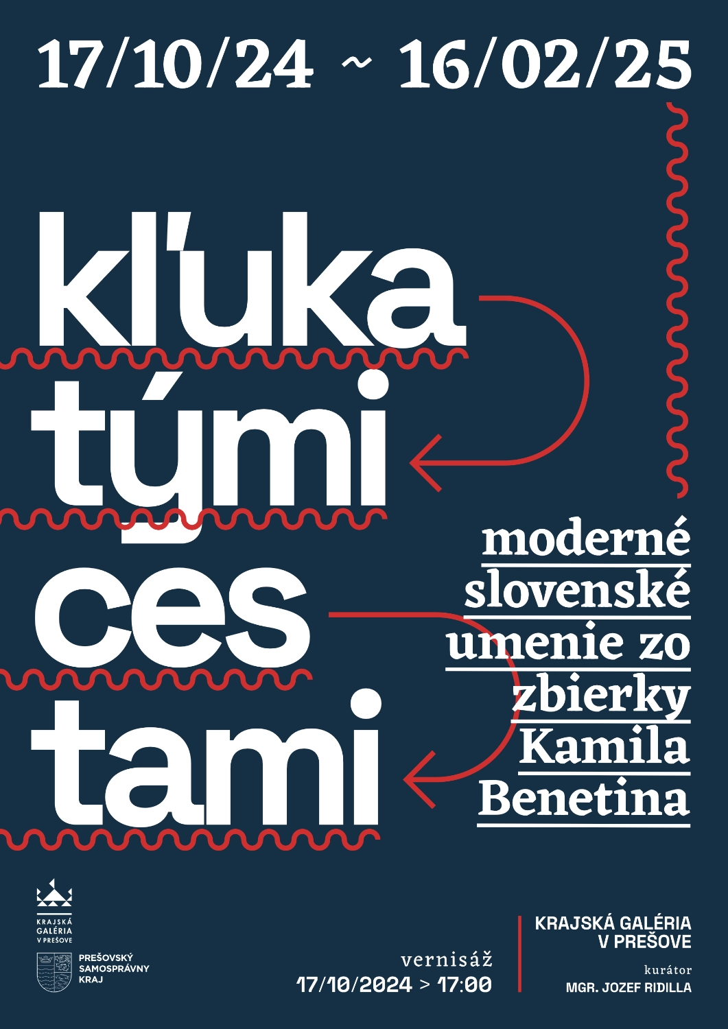 Kľukatými cestami / Moderné slovenské umenie zo zbierky Kamila Benetina