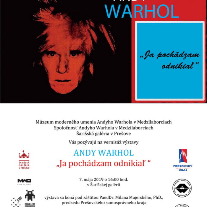 Obrázok pozvánky na verznisáž Andy Warhol