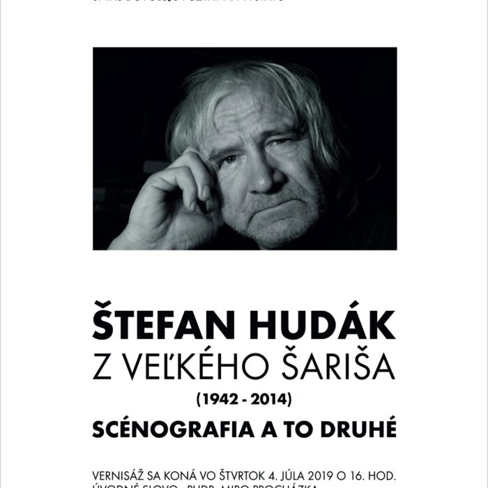 Obrázok pozvánky na verznisáž Štefana Hudáka z Veľkého Šariša