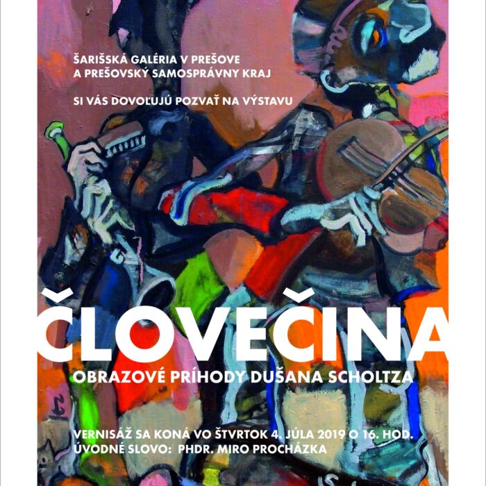 Obrázok pozvánky na verznisáž Človečina od Dušana Scholtza
