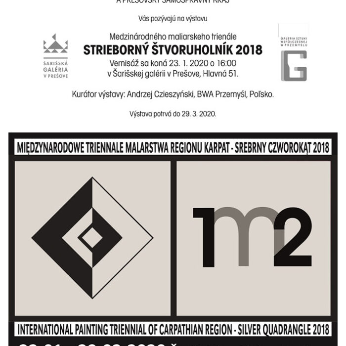 Obrázok pozvánky na medzinárodné maliarske trienále karpatského regiónu
